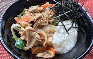 焼肉とろろ丼